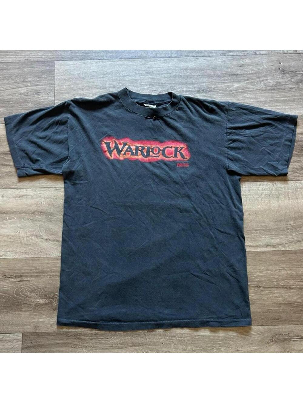 Vintage 90’s Warlock Movie Promo t shirt super rare Size L